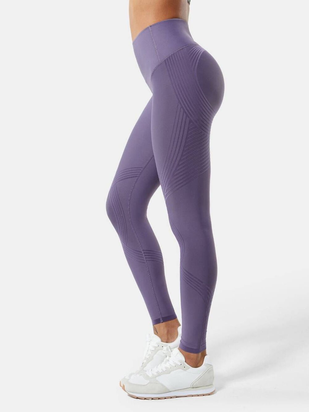 Fanka Body Sculpt Leggings Reversible Wineberry Athletic Multiway Workout Gym